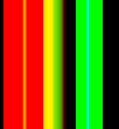 farvefelt #5,2019,(gradient) af Alex Caminker