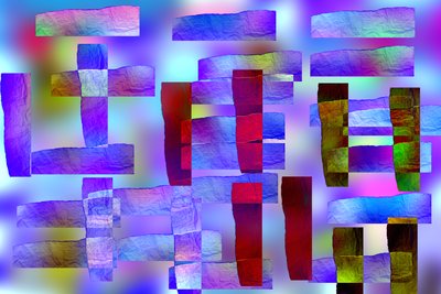 etude #16,2019,(blandet medier) af Alex Caminker