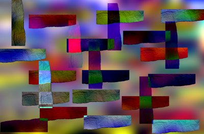 etude #17,2019,(blandet medier) af Alex Caminker