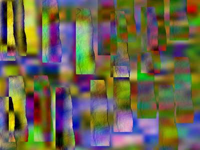 etude #23,2019,(blandet medier) af Alex Caminker