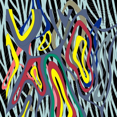 fantasy, 2017, (blandet medier) af Alex Caminker