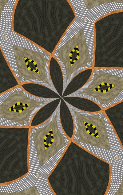 blomster;61,2019,(blandet medier) af Alex Caminker