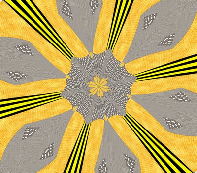 blomster;72,2019,(blandet medier) af Alex Caminker