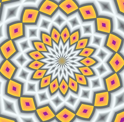 blomster #11,2019,(gradient) af Alex Caminker