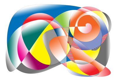 landskab, 2019, (gradient) af Alex Caminker