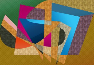liggende #31,2019,(blandet medier) af Alex Caminker