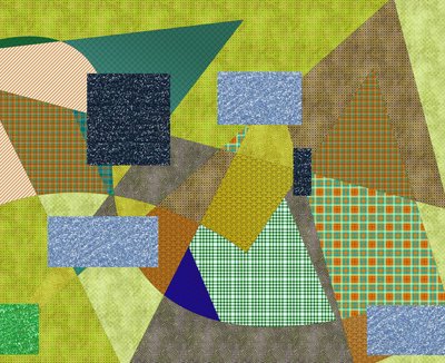 landskab #51,2019,(blandet medier) af Alex Caminker