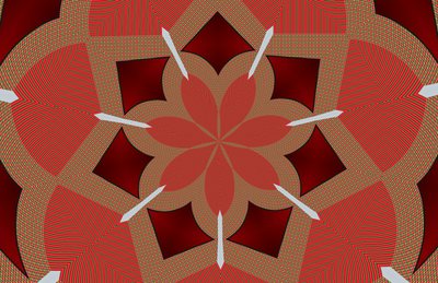 ornament #20,2019,(blandet medier) af Alex Caminker