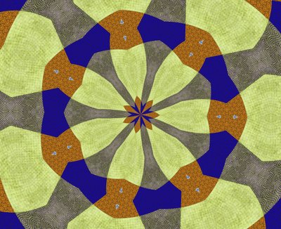 ornament #23,2019,(blandet medier) af Alex Caminker
