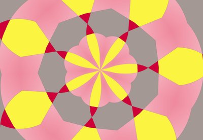 ornament #32,2019,(blandet medier) af Alex Caminker