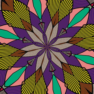 ornamenter #117,(mixed media) af Alex Caminker