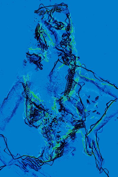 outlines, 2020, (blandet medier) af Alex Caminker