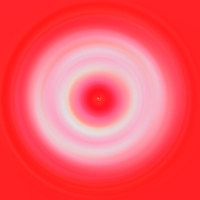 red dot, 2019, (blandet medier) af Alex Caminker