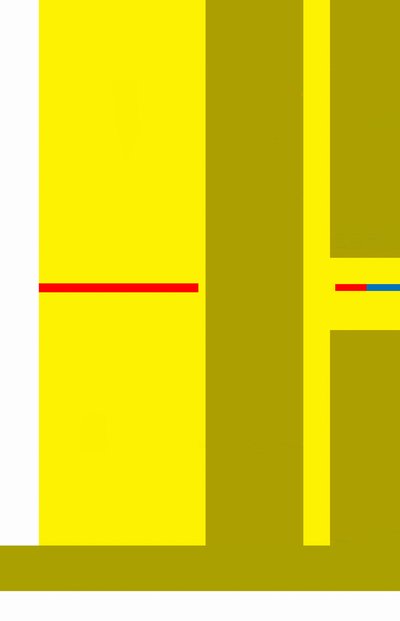 syn mellem rum (naturlige magneter),2016, af Alex Caminker