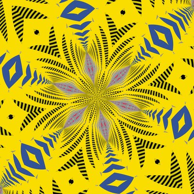 symmetri #10,2019,(blandet medier) af Alex Caminker