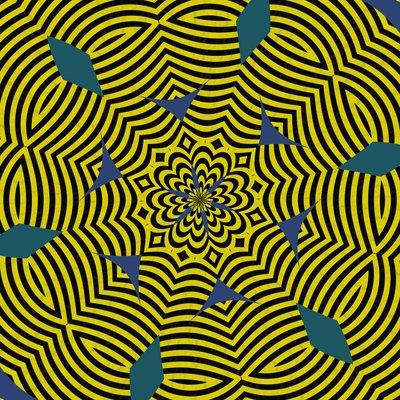 symmetri #13,2019,(blandet medier) af Alex Caminker