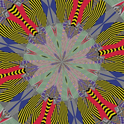 symmetri #24,2019,(blandet medier) af Alex Caminker