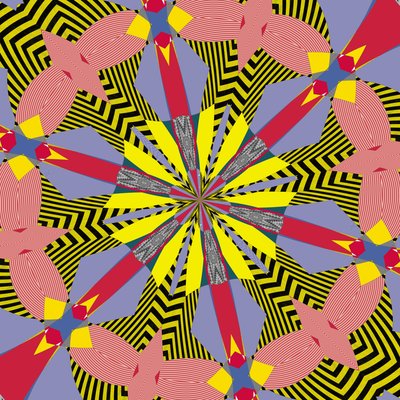 symmetri #29,2019,(blandet medier) af Alex Caminker
