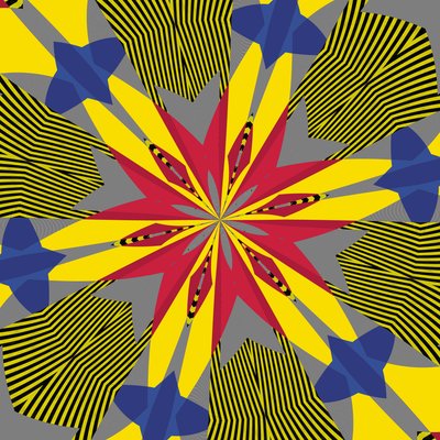symmetri #30,2019,(blandet medier) af Alex Caminker
