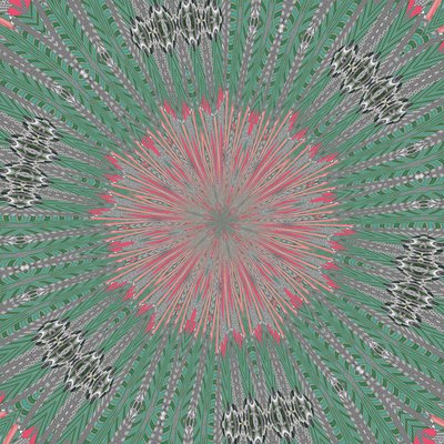 Symmetri #31.2019, (blandede medier) af Alex Caminker