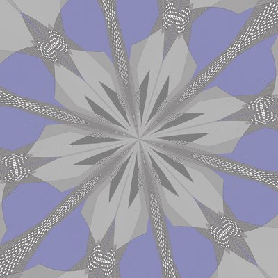 symmetri #35,2019,(blandet medier) af Alex Caminker