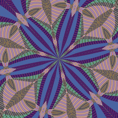 symmetri #36,2019,(blandet medier) af Alex Caminker