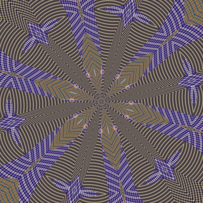 symmetri #38,2019,(blandet medier) af Alex Caminker