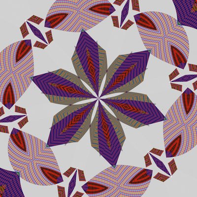 symmetri #41,2019,(blandet medier) af Alex Caminker