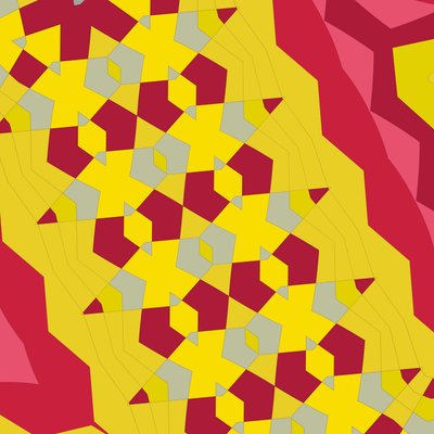 symmetri #46,2019,(blandet medier) af Alex Caminker