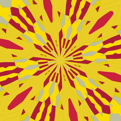 symmetri #47,2019,(blandet medier) af Alex Caminker