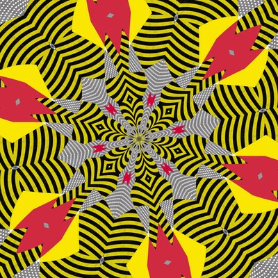 symmetri #5,2019,(blandet medier) af Alex Caminker