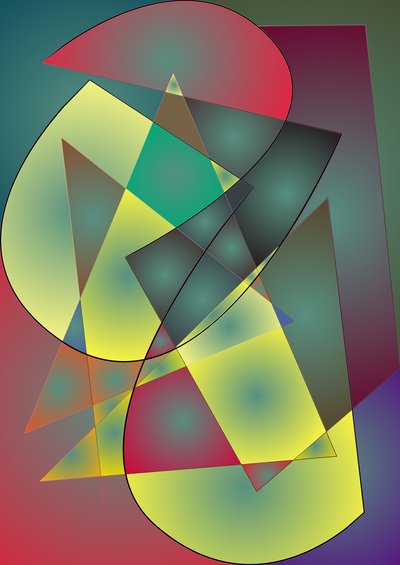 twilight, 2019, (blandet medier) af Alex Caminker
