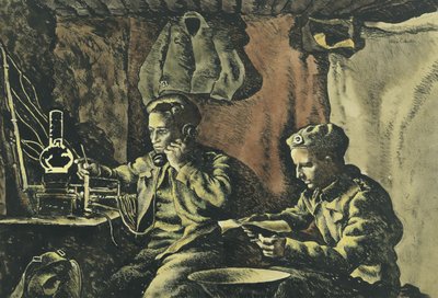 Dugout nær Nijmegen af Alex Colville