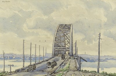 Nijmegen-broen, Holland af Alex Colville