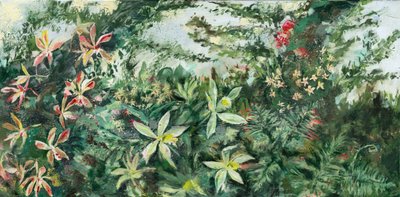 Frodige tropiske blomster af Alex Cornell