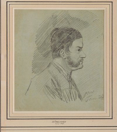 Selvportræt af Alexander Orlowski