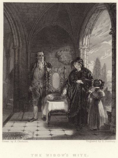 Enkens mide (gravering) af Alexander (after) Chisholm