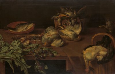 Stilleben med vilde fugle af Alexander Adriaenssen