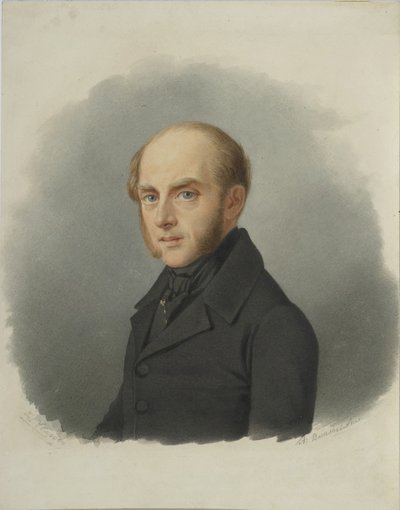 Portræt af grev Sergey Semionovich Uvarov 1786-1855, begyndelsen af 1840