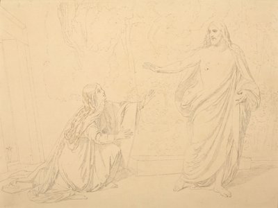 Noli me tangere, 1835 af Alexander Andreyevich Ivanov