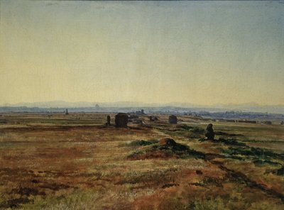 Via Appia ved solnedgang af Alexander Andreyevich Ivanov
