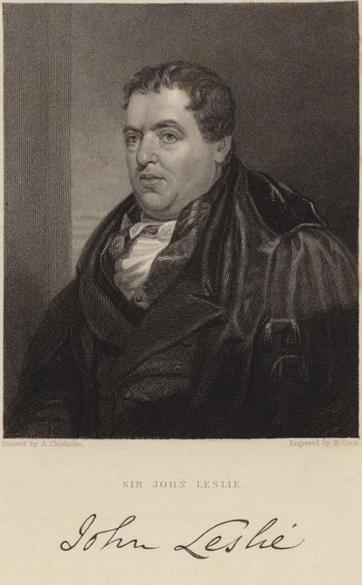 Sir John Leslie af Alexander Chisholm