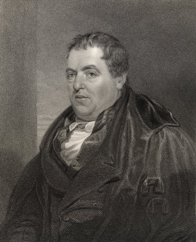 Sir John Leslie, graveret af H. Cook, fra "National Portrait Gallery, bind III", udgivet omkring 1835 af Alexander Chisholm