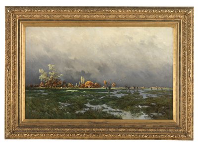 Solskin efter stormen (olie på lærred) af Alexander Coosemans