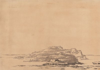 Fantastisk landskab af Alexander Cozens