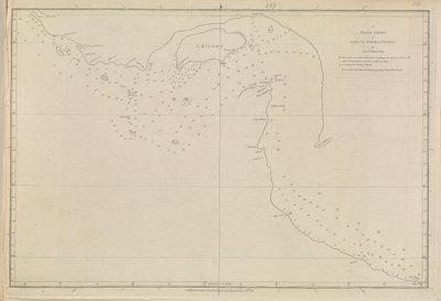 Planer over havne, Dalrymple, Alexander udgivet i 1791. Et plankort over Den Persiske Bugt, af løjtnant John Cant 1773 af Alexander Dalrymple