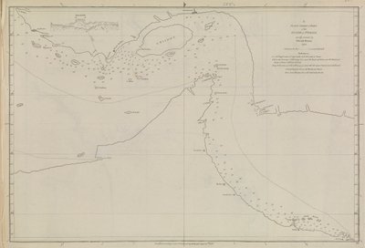 Havneplaner, Dalrymple, Alexander udgivet i 1791 ID-nummer 41167-2001 Et plankort over en del af Persiabugten, delvist korrigeret af løjtnant Edward Harvey 1778 af Alexander Dalrymple