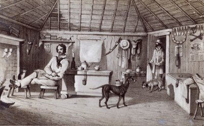 Beboerens første hjem, ca. 1847 af Alexander Denistoun Lang