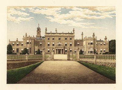 Bulwell Hall, Nottinghamshire, England. af Alexander Francis (after) Lydon