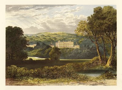 Denton Hall, Yorkshire, England. af Alexander Francis (after) Lydon